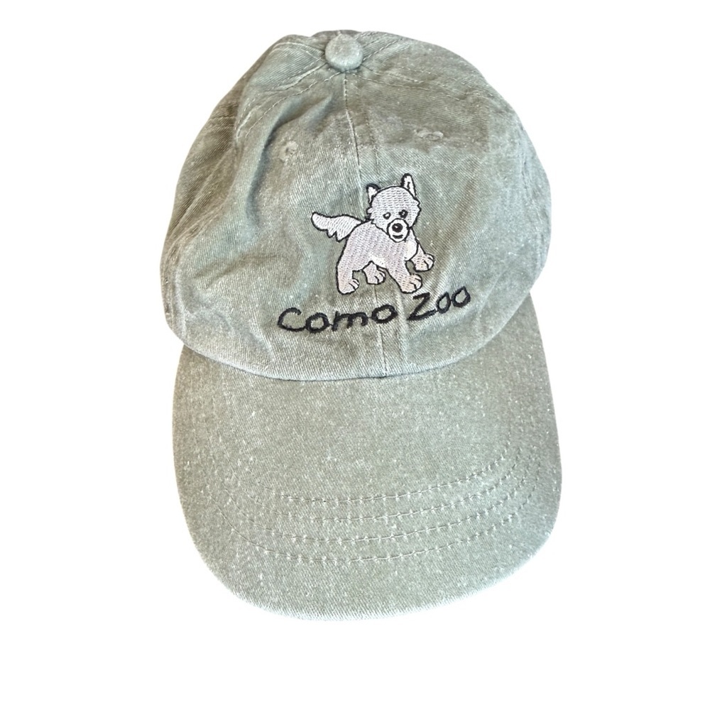 Minnesota Como Zoo Baseball Cap Hat Kids One Size Green Embroidered Adjustable